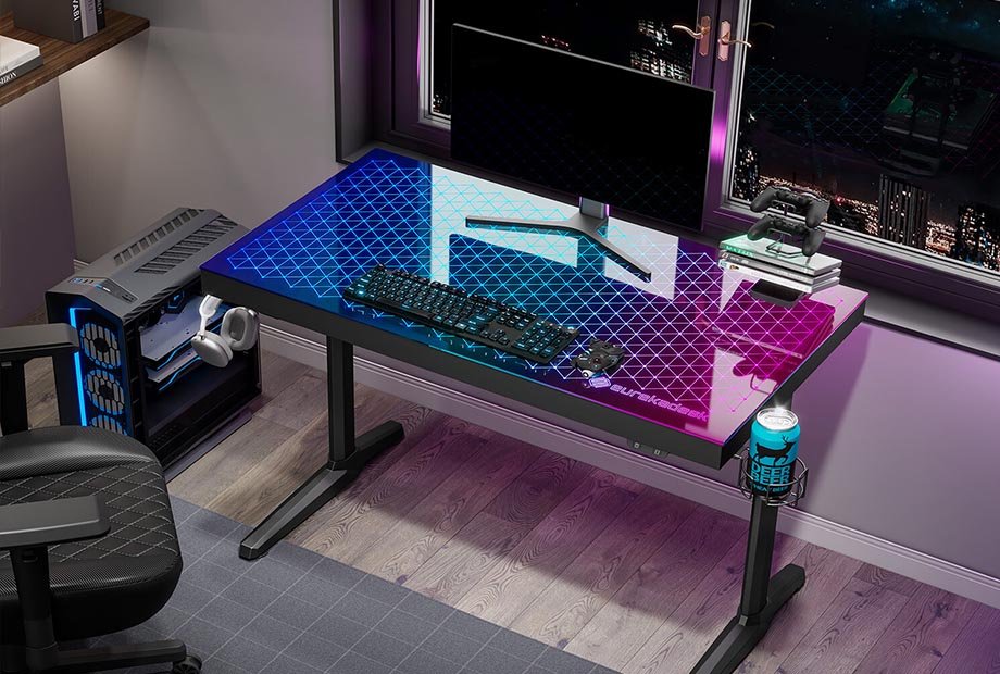 Eureka Ergonomic 尤里卡 RGB炫光音乐电竞书桌3.jpg