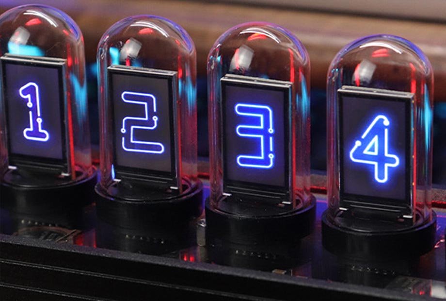 Eleksmaker E乐克斯制造 复古电子管显示座钟2.jpg