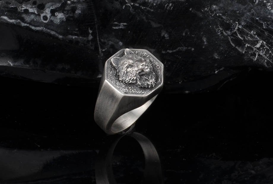 Mithril 谧银 纯手工制狼图腾男士雕刻指环5.jpg