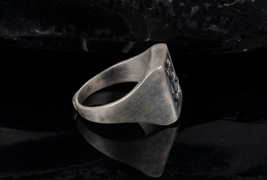 Mithril 谧银 纯手工制水手锚男士雕刻指环3.jpg