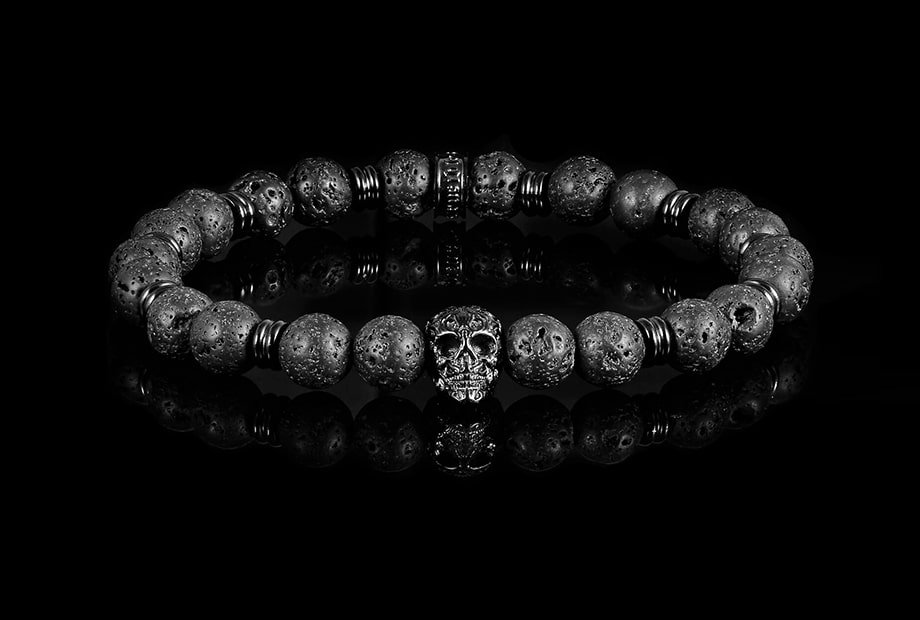 CRUCIBLE 炼宝炉 串珠手链(熔岩+不锈钢)1.jpg