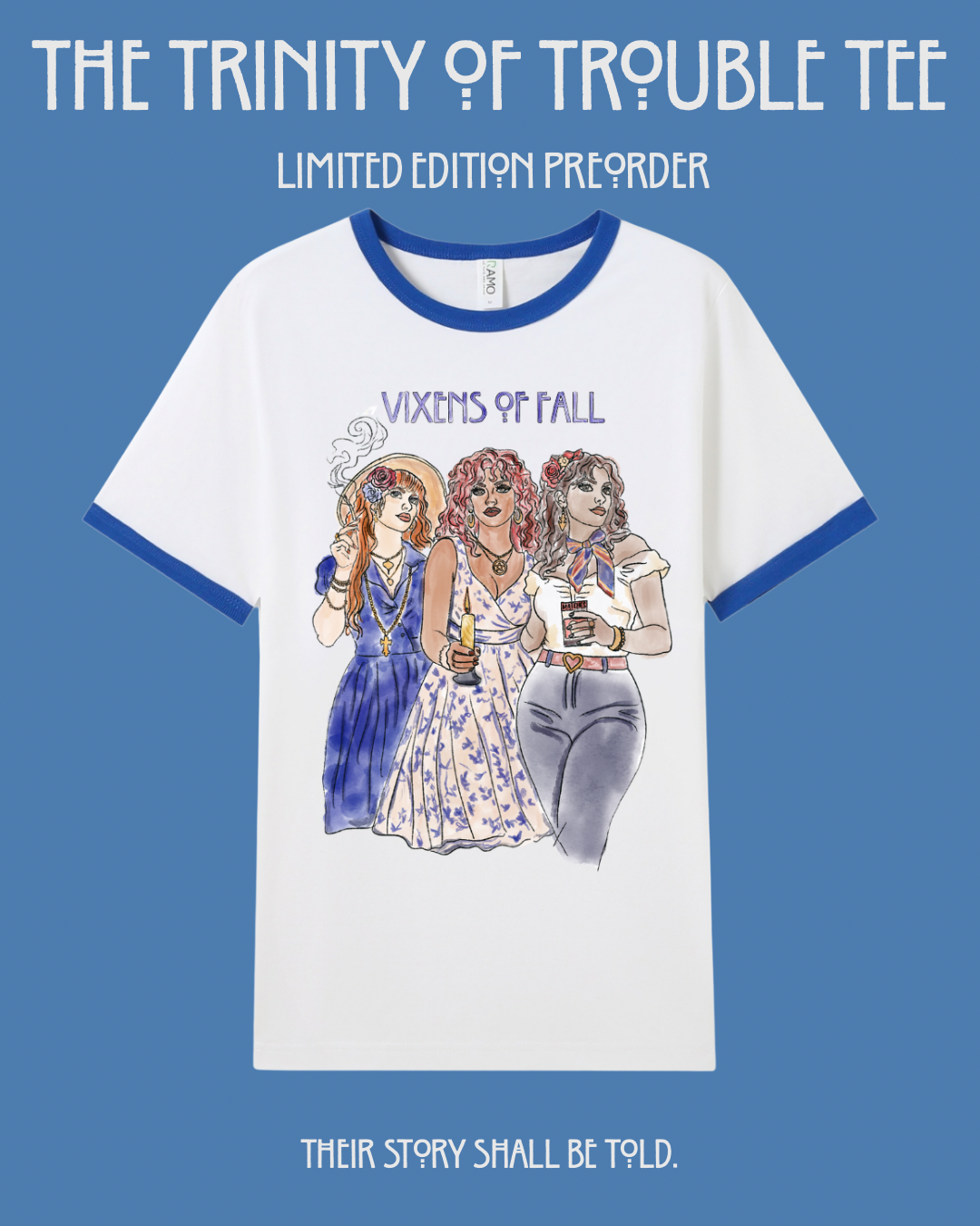 Trinity of Trouble tee PREORDER