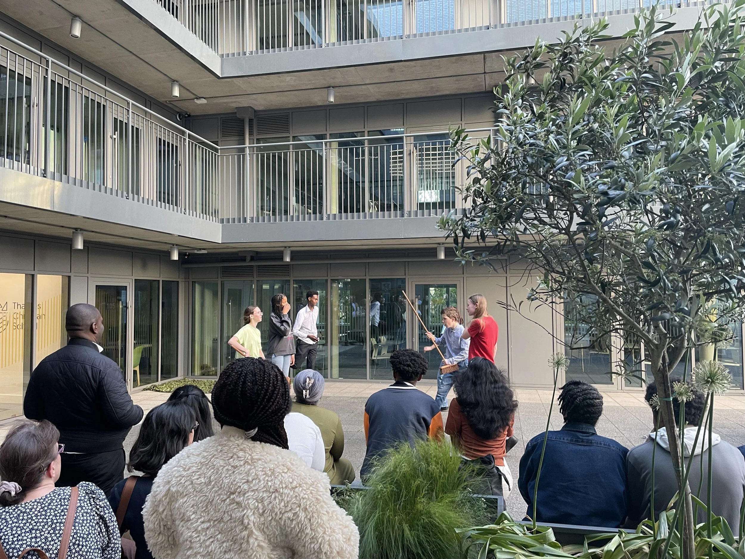 Thames Christian School Dedicates Eleanor Steele Library