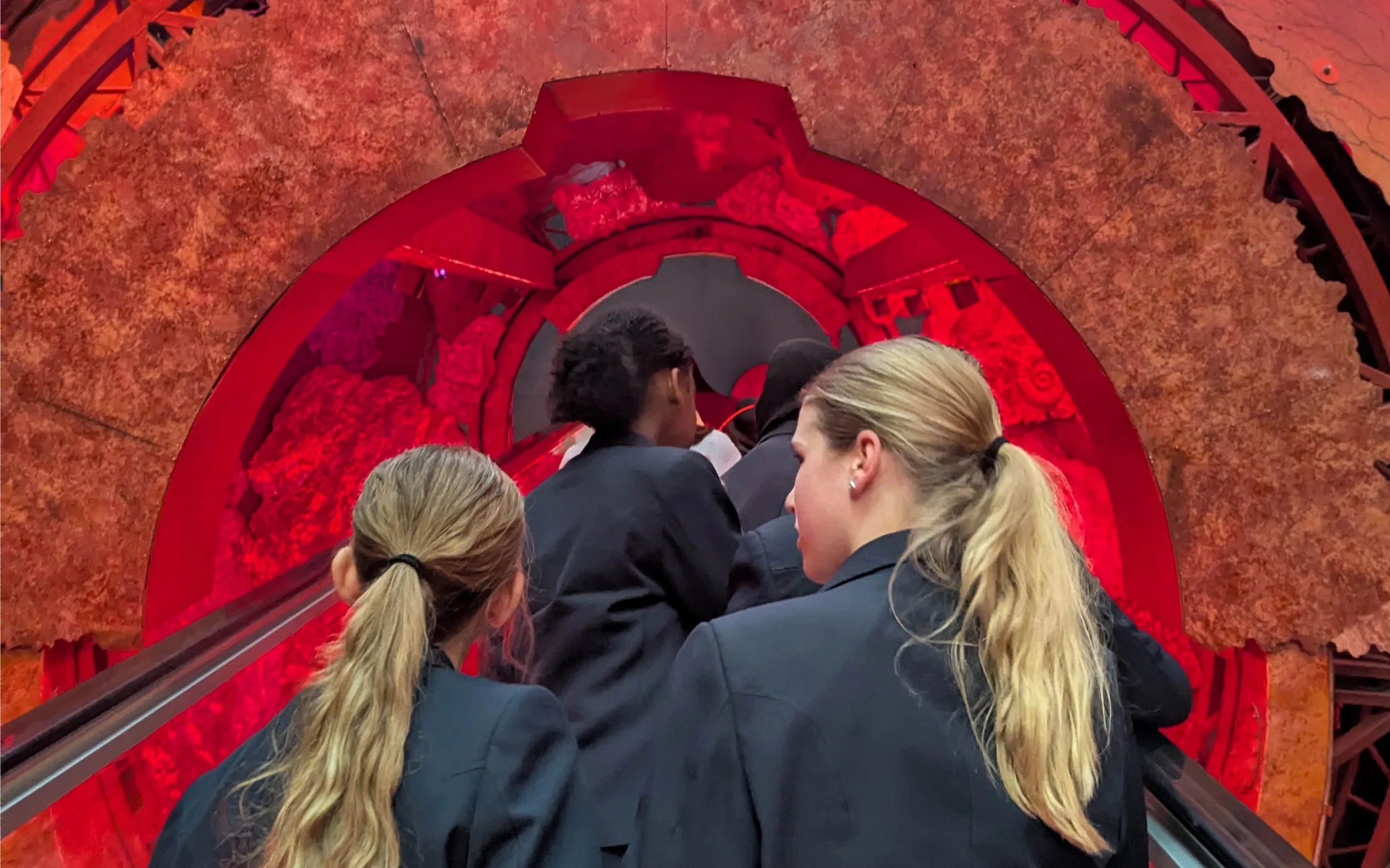 Year 7s at the Natural History Museum