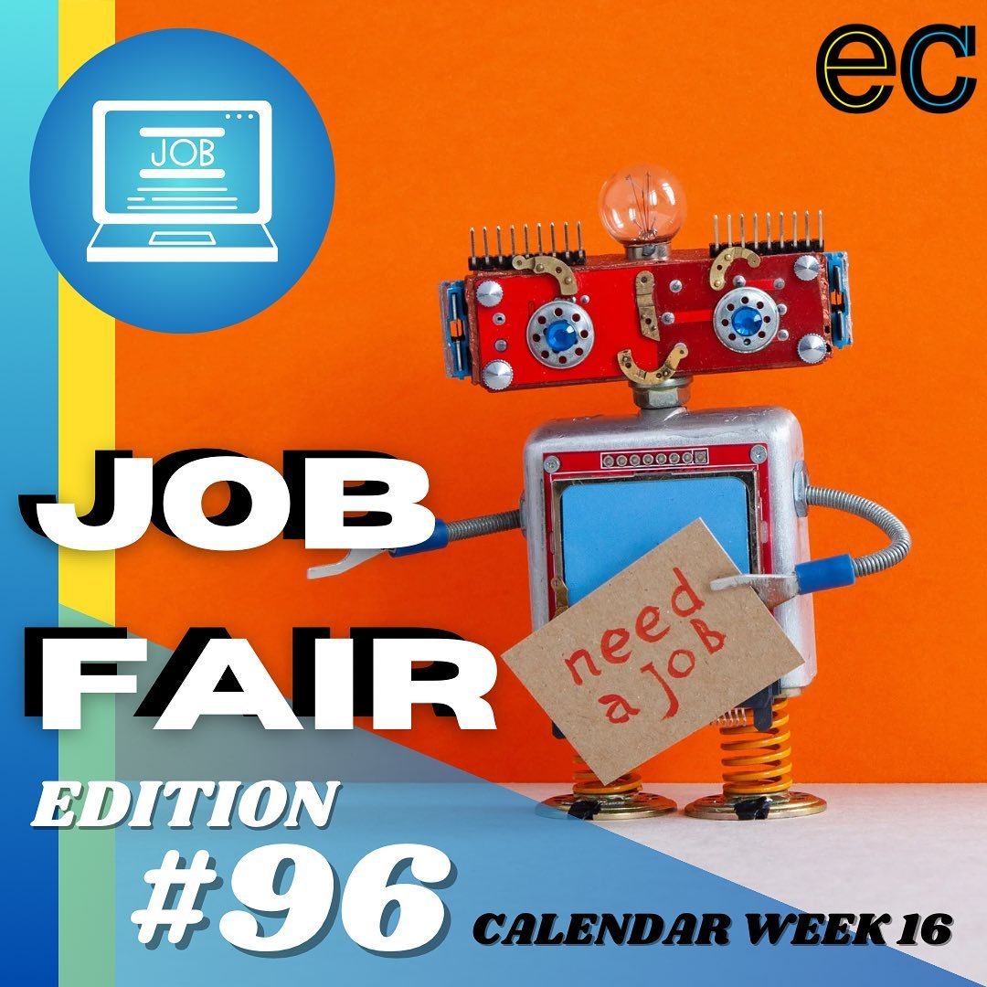 It&rsquo;s Monday again, so there are new jobs! This time we have put together an extra large selection for you. We hope that you find something interesting :)

For more information, click on the link in the bio!

See you next week! #jobfair #interns