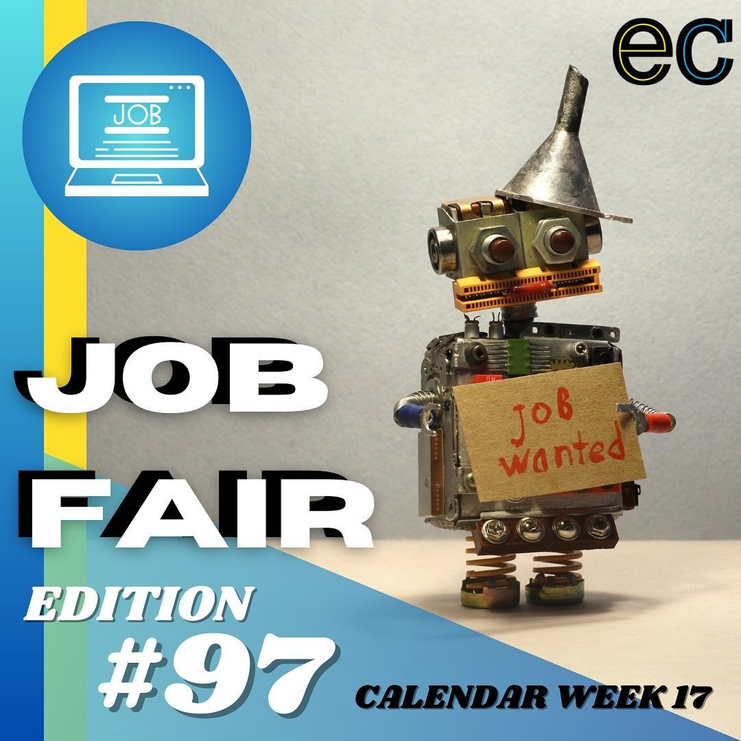 JOB FAIR 💼 

It&rsquo;s Monday again, so we&rsquo;ve gathered the best vacancies from the last week and put them together for you! We hope you find something interesting! For more information, please go to the 🔗 in bio!