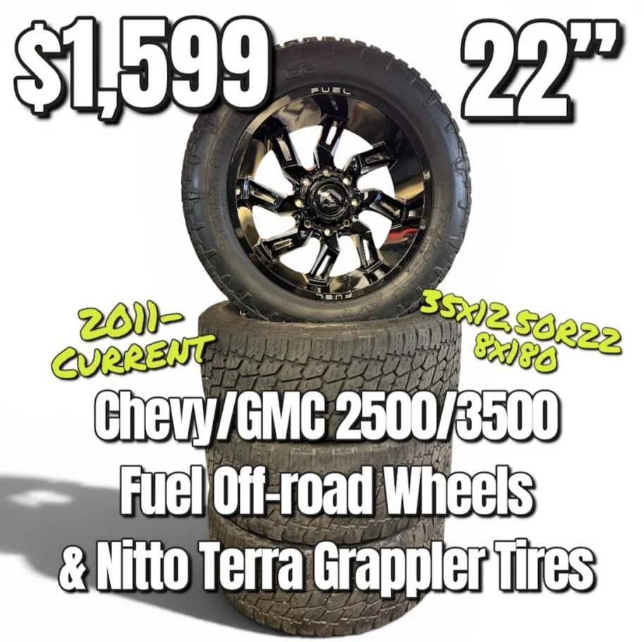Chevy/GMC 2500/3500 Fuel Wheels & 35" Tires