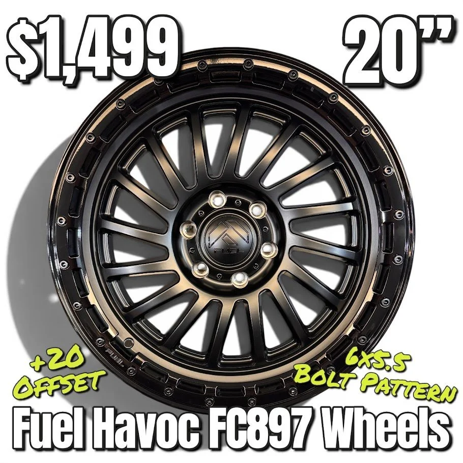 4 - Fuel Havoc 20" Wheels