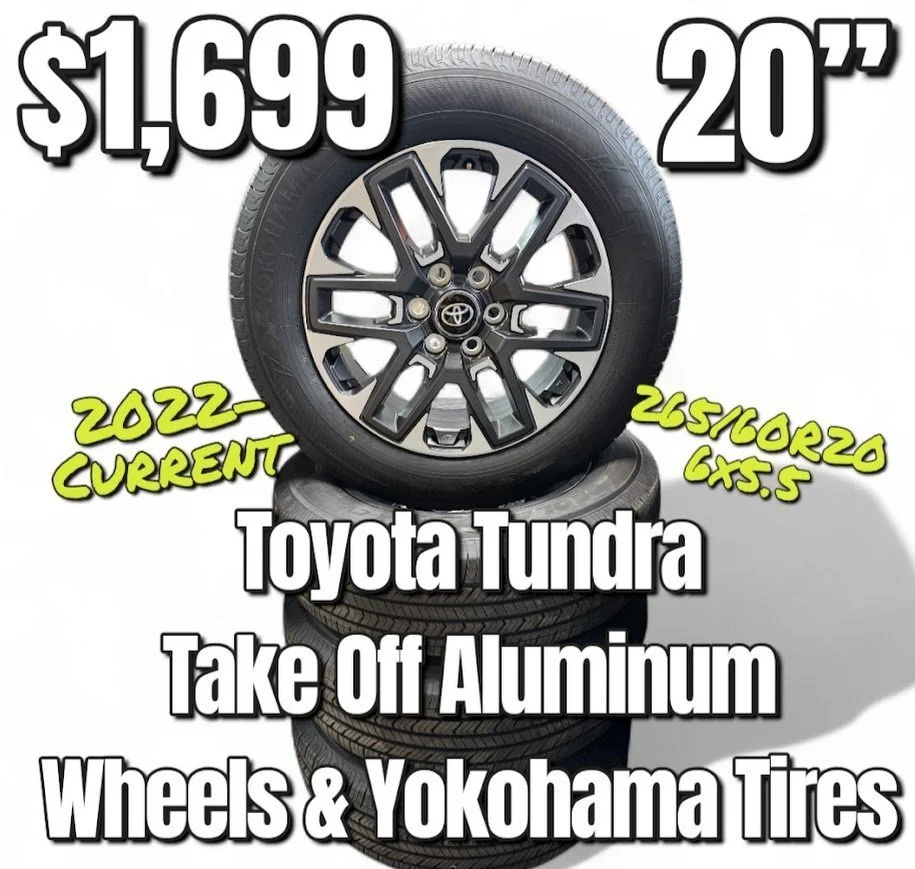 2022-Current Toyota Tundra 20" Wheels & Tires
