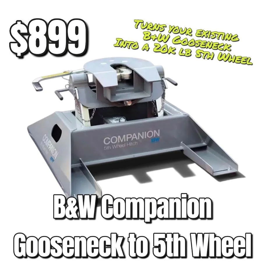 B&W Companion - B&W Gooseneck to 5th Wheel Adapter