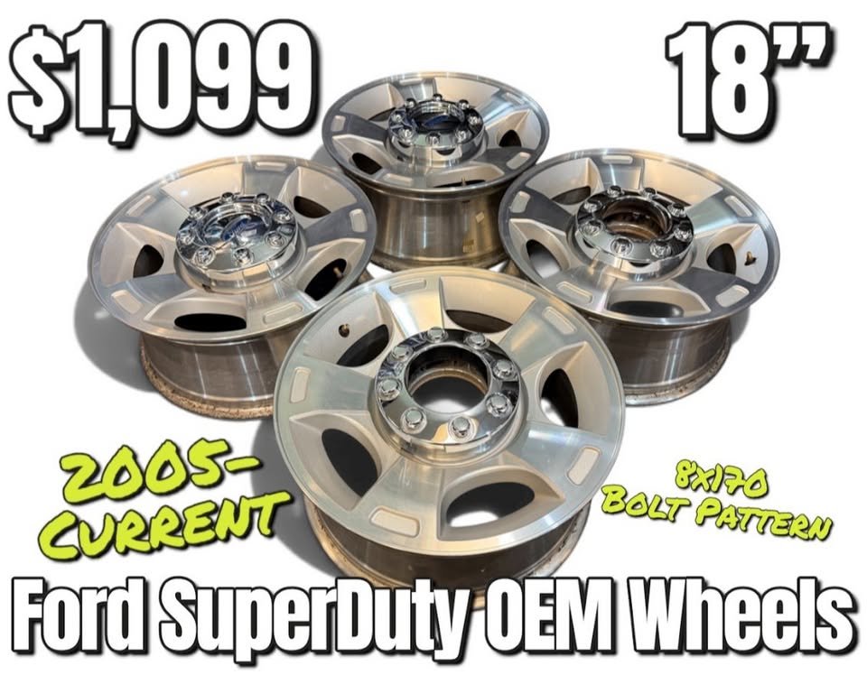 Ford Superduty 18" Wheels F250 F350
