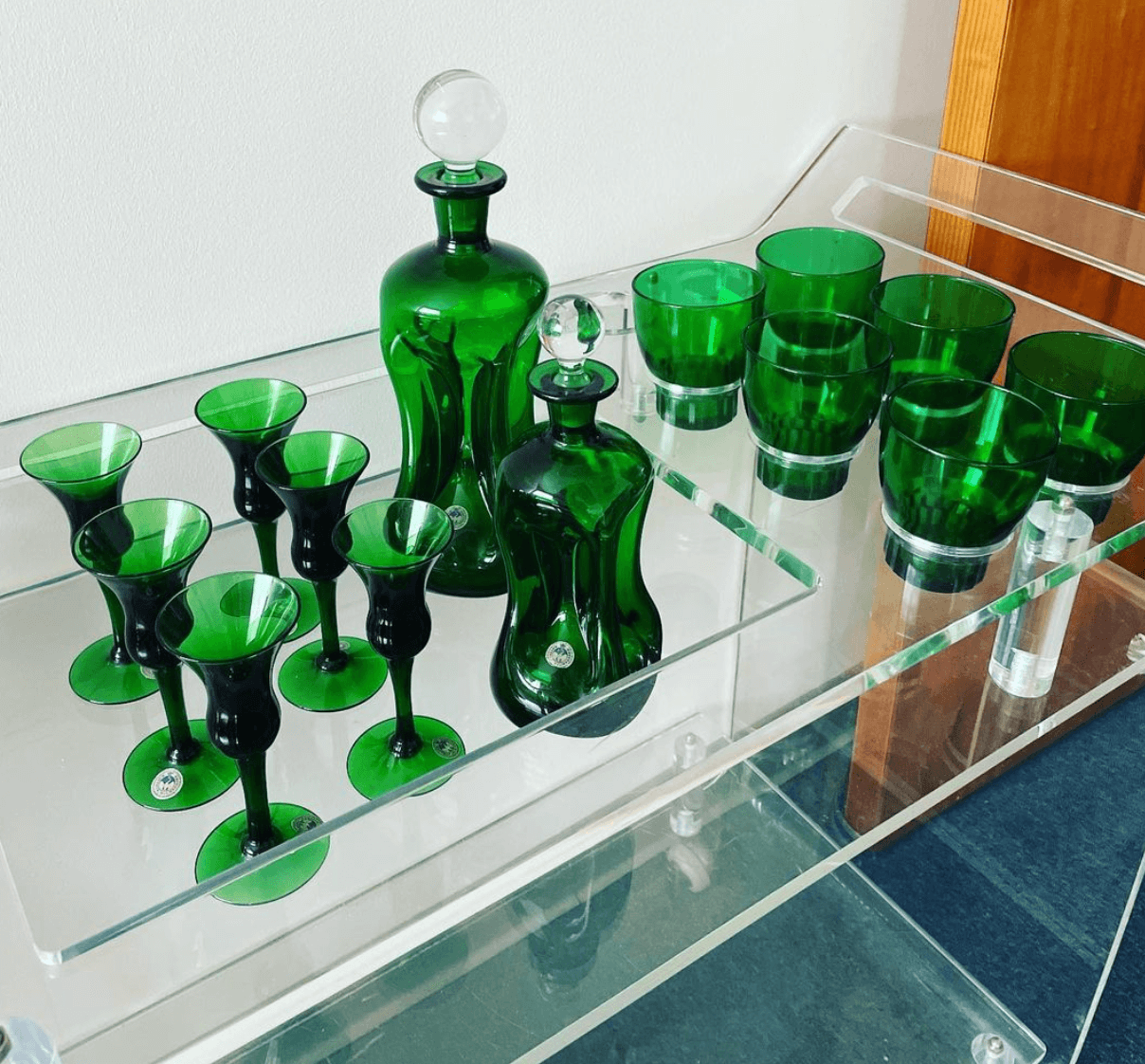 Mid century modern glasses