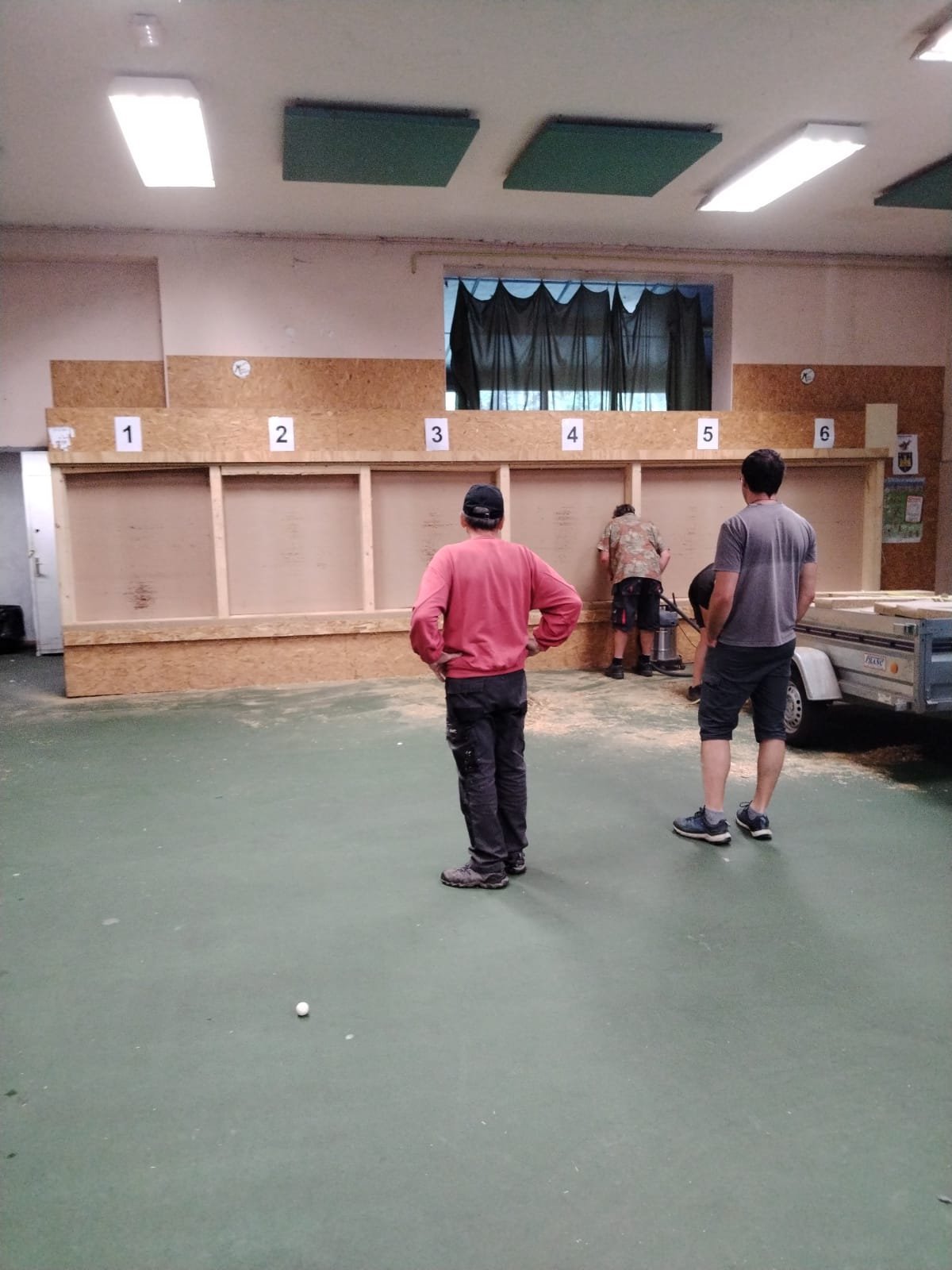 Réfection du mur intérieur août 2025