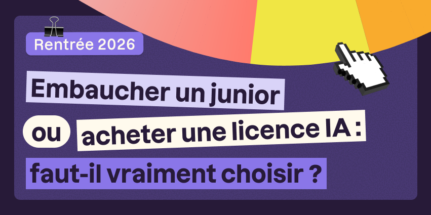Embaucher un junior ou acheter une licence IA : faut-il vraiment choisir ?