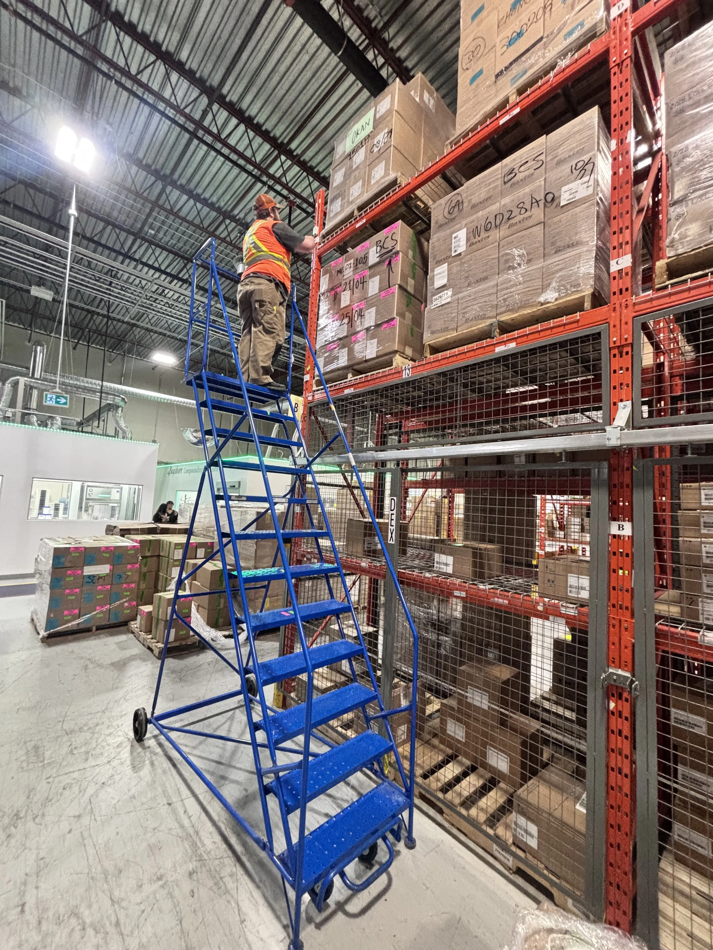 IIoT sensor deployment in pharmaceutical warehouse in Ontario