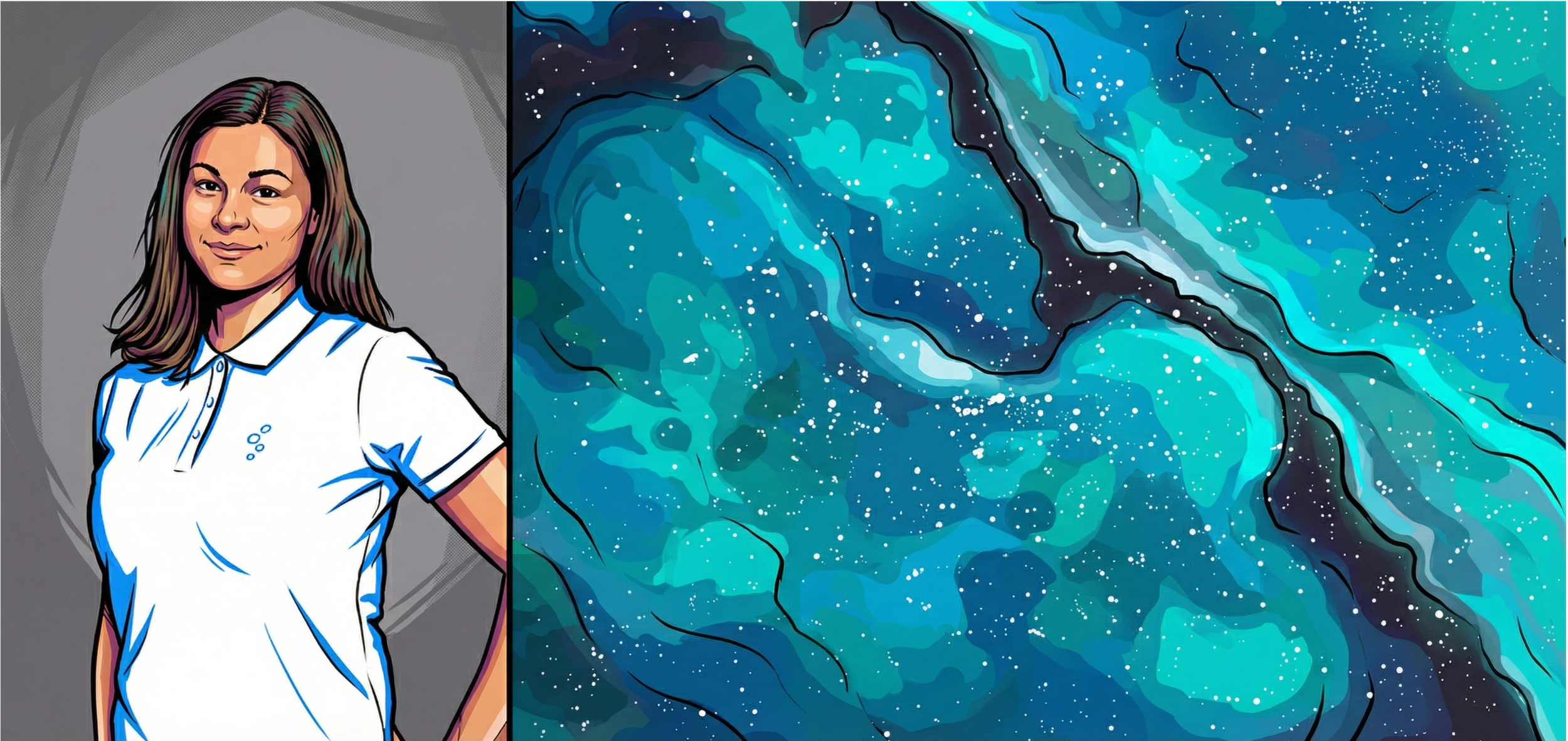 Andrea and her Painting