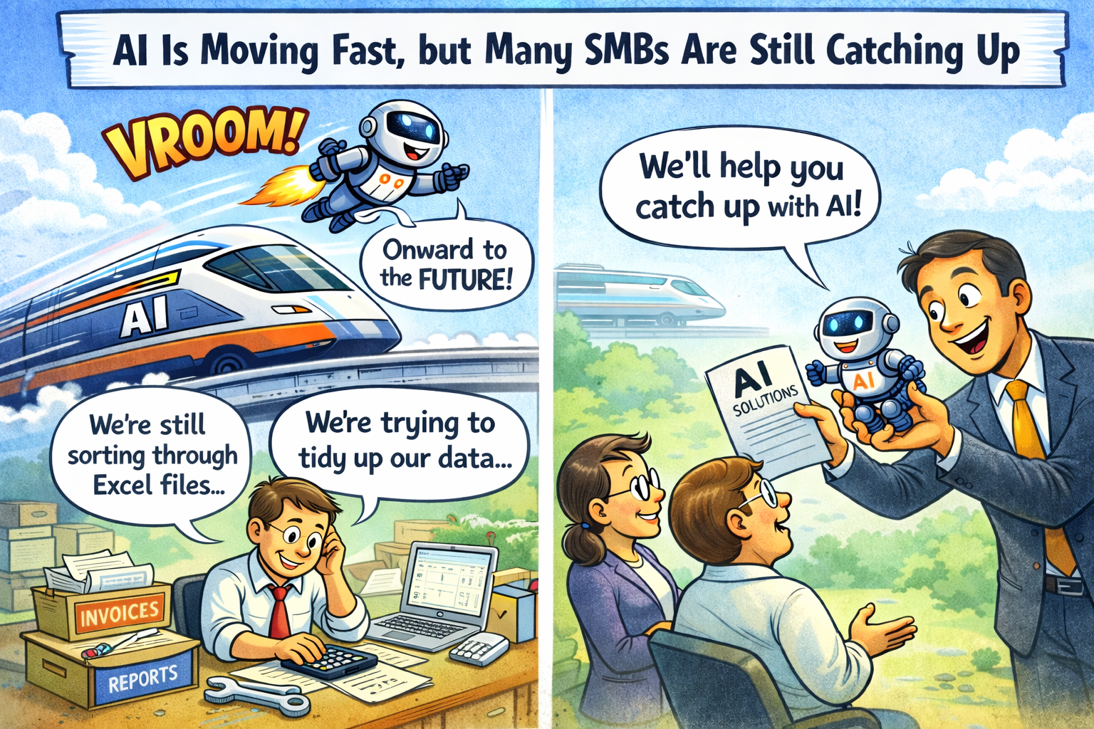 AI Is Moving Fast, but Many SMBs Are Still Catching Up