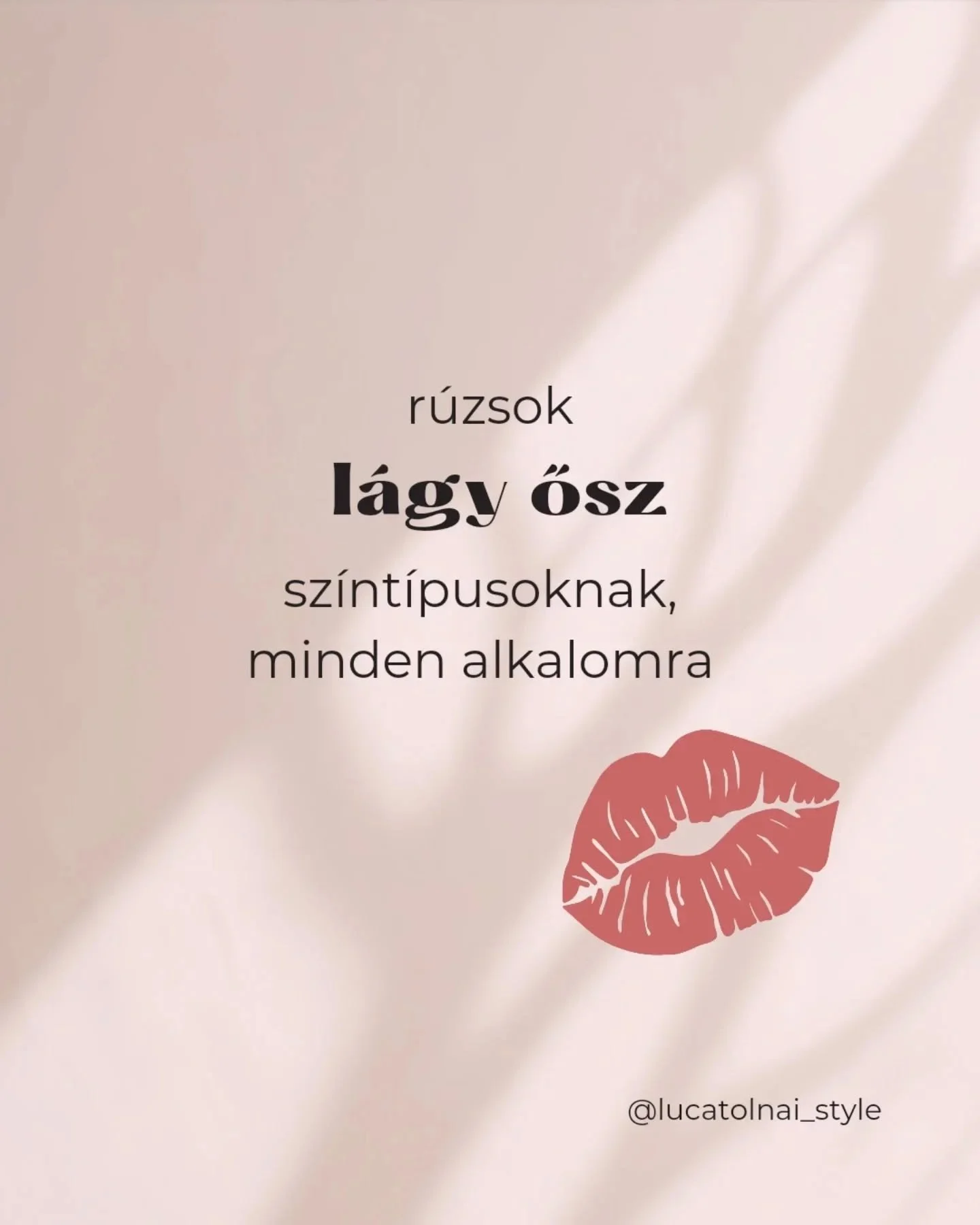 szeretitek a r&uacute;zsos posztokat, j&ouml;jj&ouml;n h&aacute;t a l&aacute;gy ősz&ouml;s 💃🏻

ha egy &aacute;rnyalatot kell mondanom, ami tutira bej&ouml;n kb az &ouml;sszes l&aacute;gy ősznek, a Brickthrough-t mondan&aacute;m.

&eacute;n pl nem t