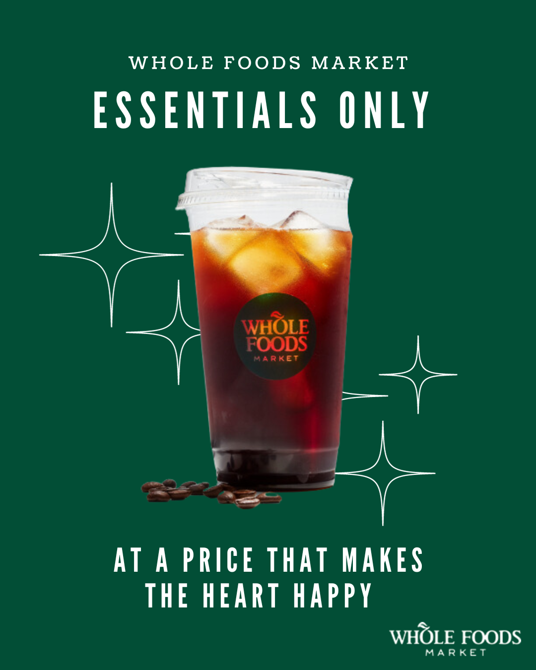 Whole Foods design used for a project within my graduate studies.