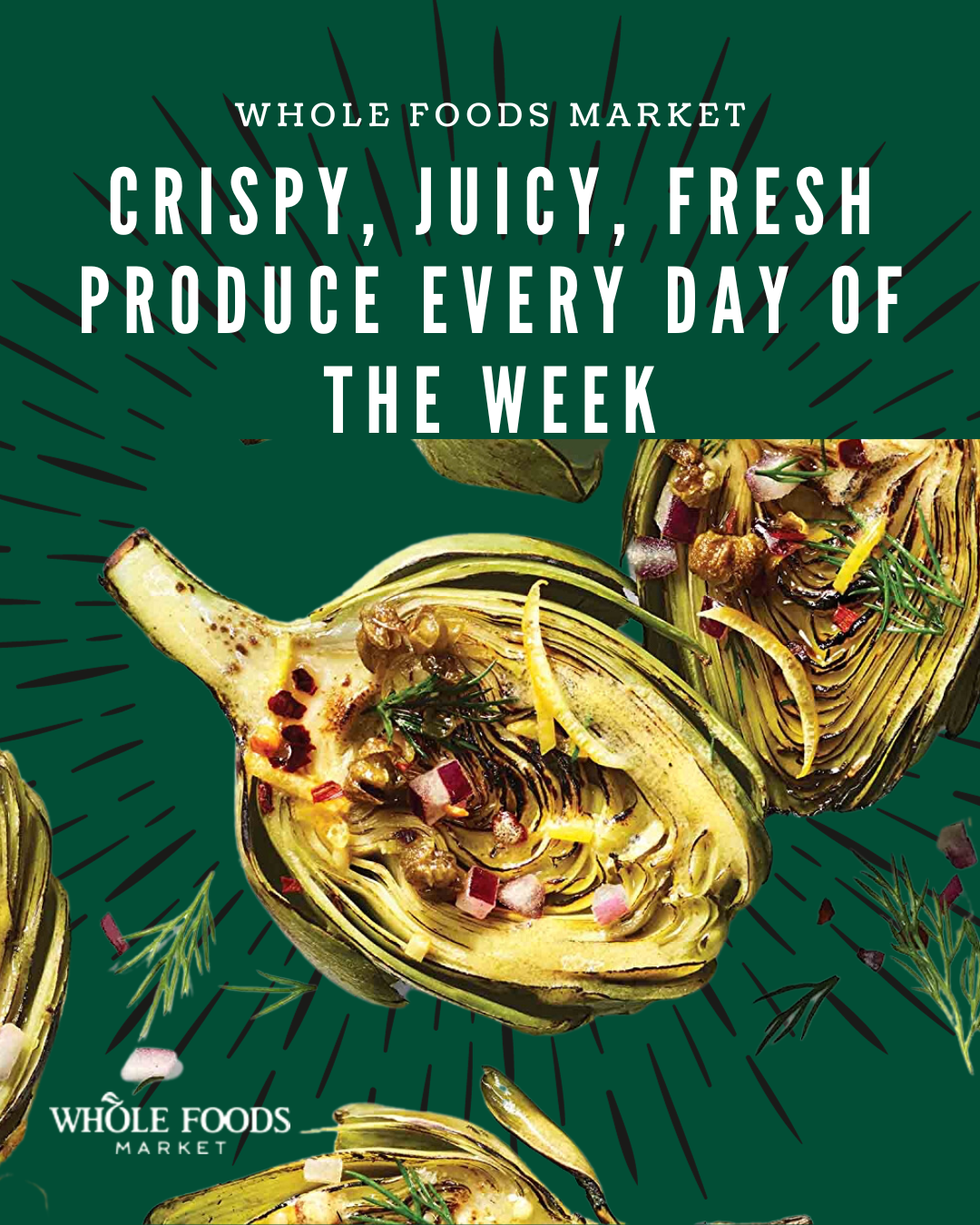 Whole Foods design used for a project within my graduate studies.