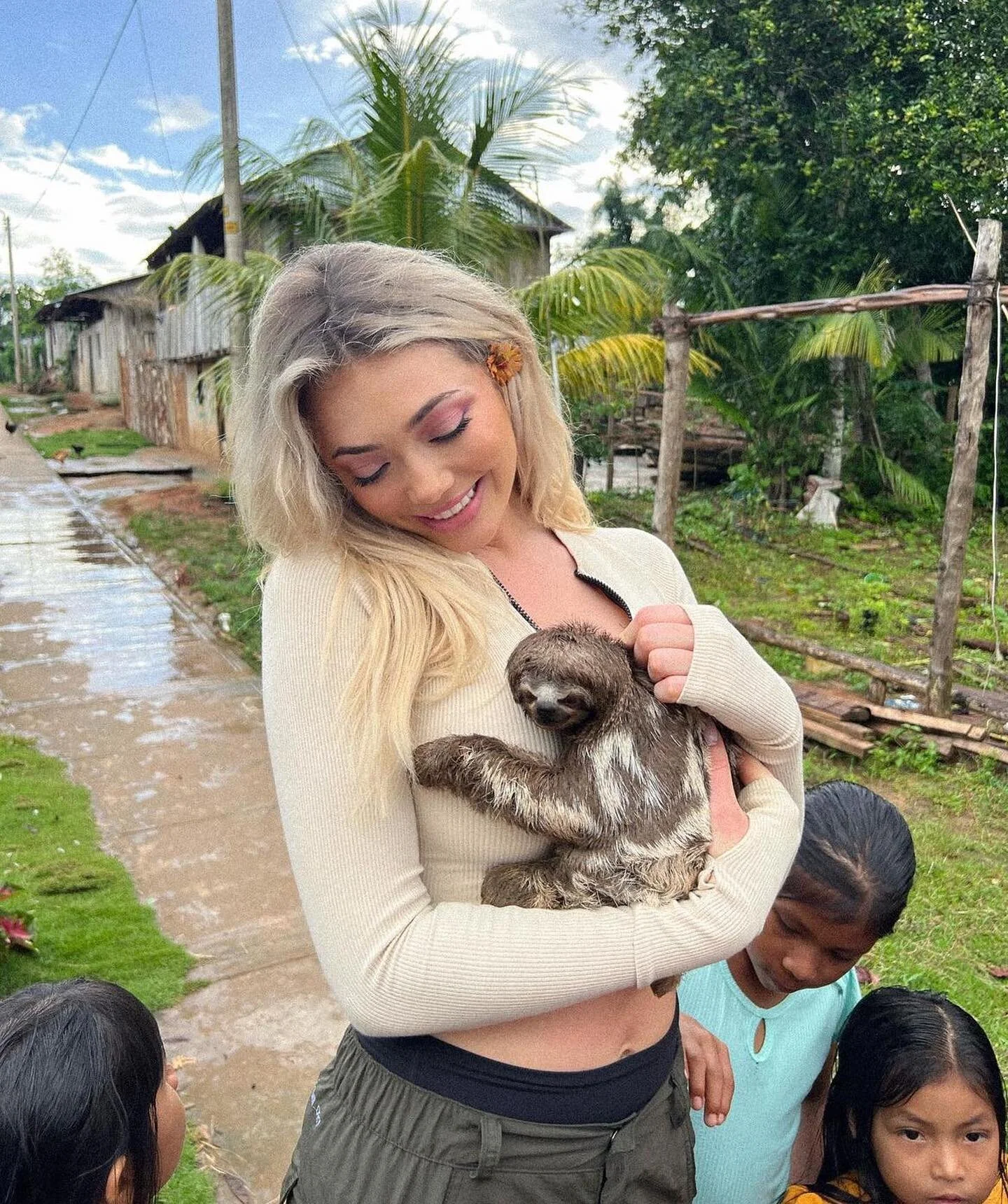 Our latest group visited the Amazon rain forest 🌴
We had an incredible experience from receiving sloth hugs to visiting a school in the rain forest. 
This trips mission was to support the wildlife of the Amazon and the local animal nursery.
Apply t