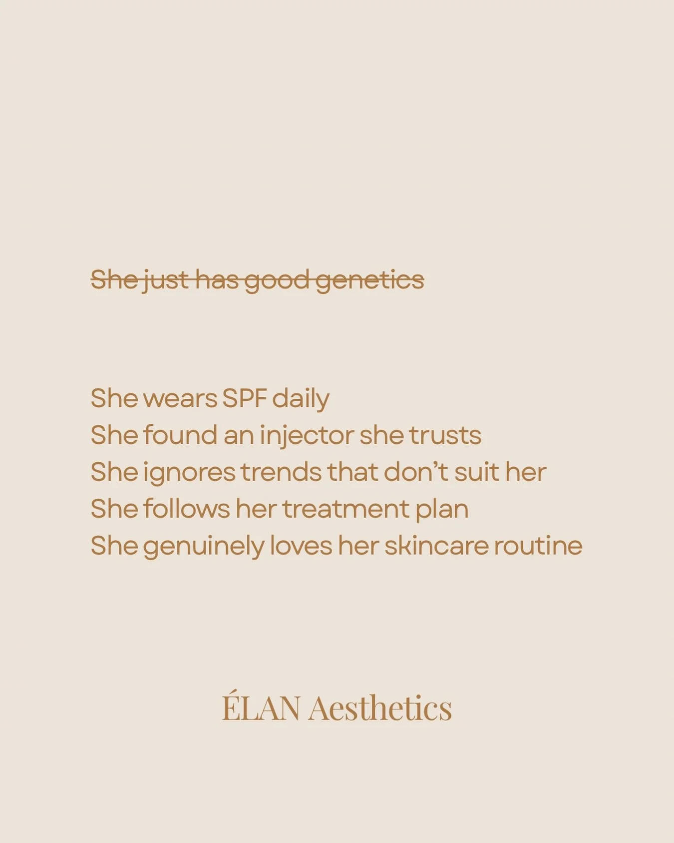Spoiler alert: It&rsquo;s rarely just genetics. 

Here&rsquo;s to the girls showing up for their skin&hellip; Every. Single. Day. We see you! 👏🏼
