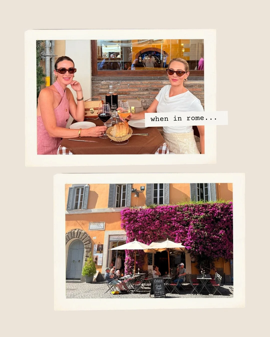 WHEN IN ROME&hellip; 🍝

Attend the conference.
Eat the pasta.
Wear the cute outfit.
Take the selfie.
Sip Aperol.