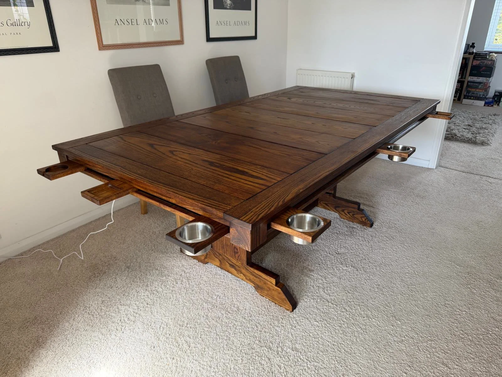 Meeplewood is a UK-based woodworking company specialising in the creation of high-quality, handcrafted board game tables