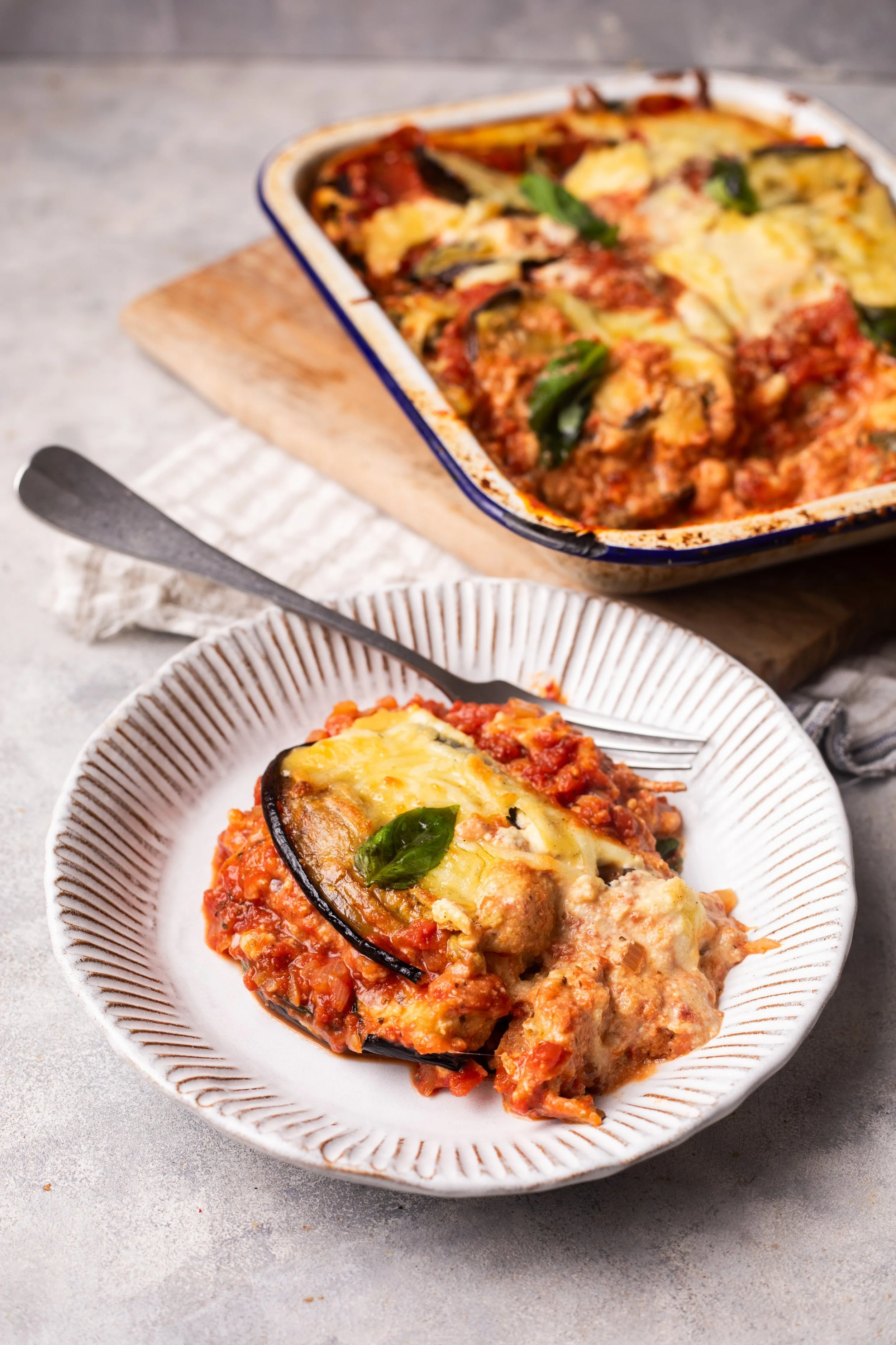Cashew Aubergine Parmigiana