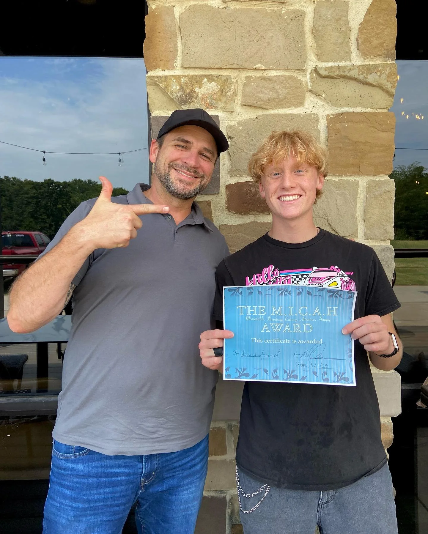 Shout out to James 👏 our recipient of the Micah award for June &amp; July!! James leads as a dishwasher, food runner, and an extraordinary team player! We are so great to have him on our team and witness his continuous support for us and our communi