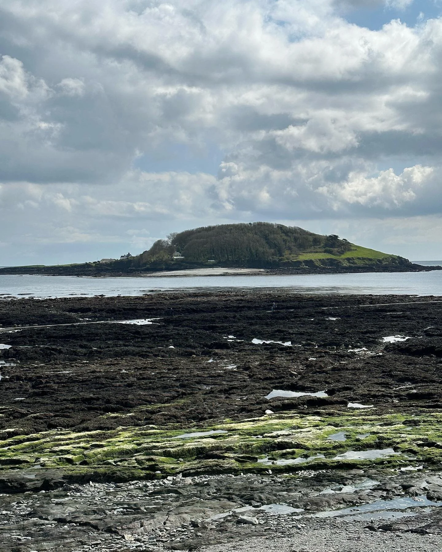 Looe Island looking a bit moody 😠 It&rsquo;s a lovely trip over on the boat ⛴️ especially on a calm day 🌊 😀☀️ . There&rsquo;s so many ways to enjoy a day at Looe 😍😍😍 #looe #looeisland #cornwall #southwest #staycation