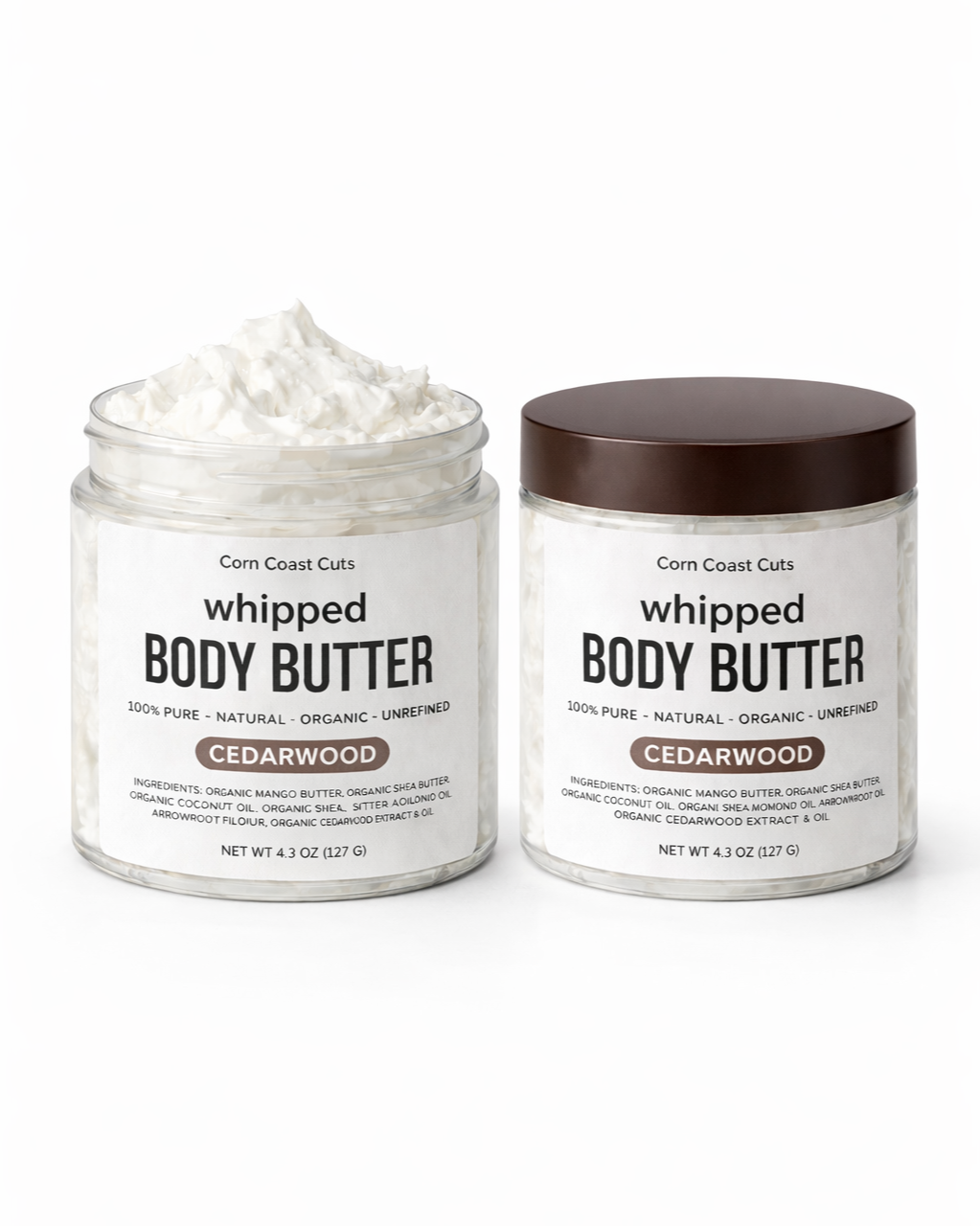 Corn Coast Cuts Whipped Body Butter – Deep Moisture & Skin Repair | 9.5 oz