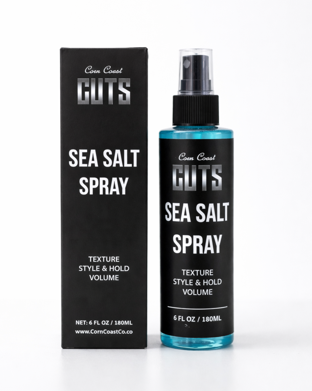 Corn Coast Sea Salt Spray - Texturizing Hair Spray For Volume, Waves & Matte Finish