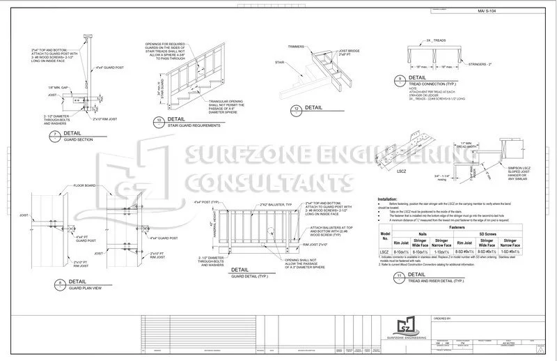 Weston Deck and Sunroom Structural Design