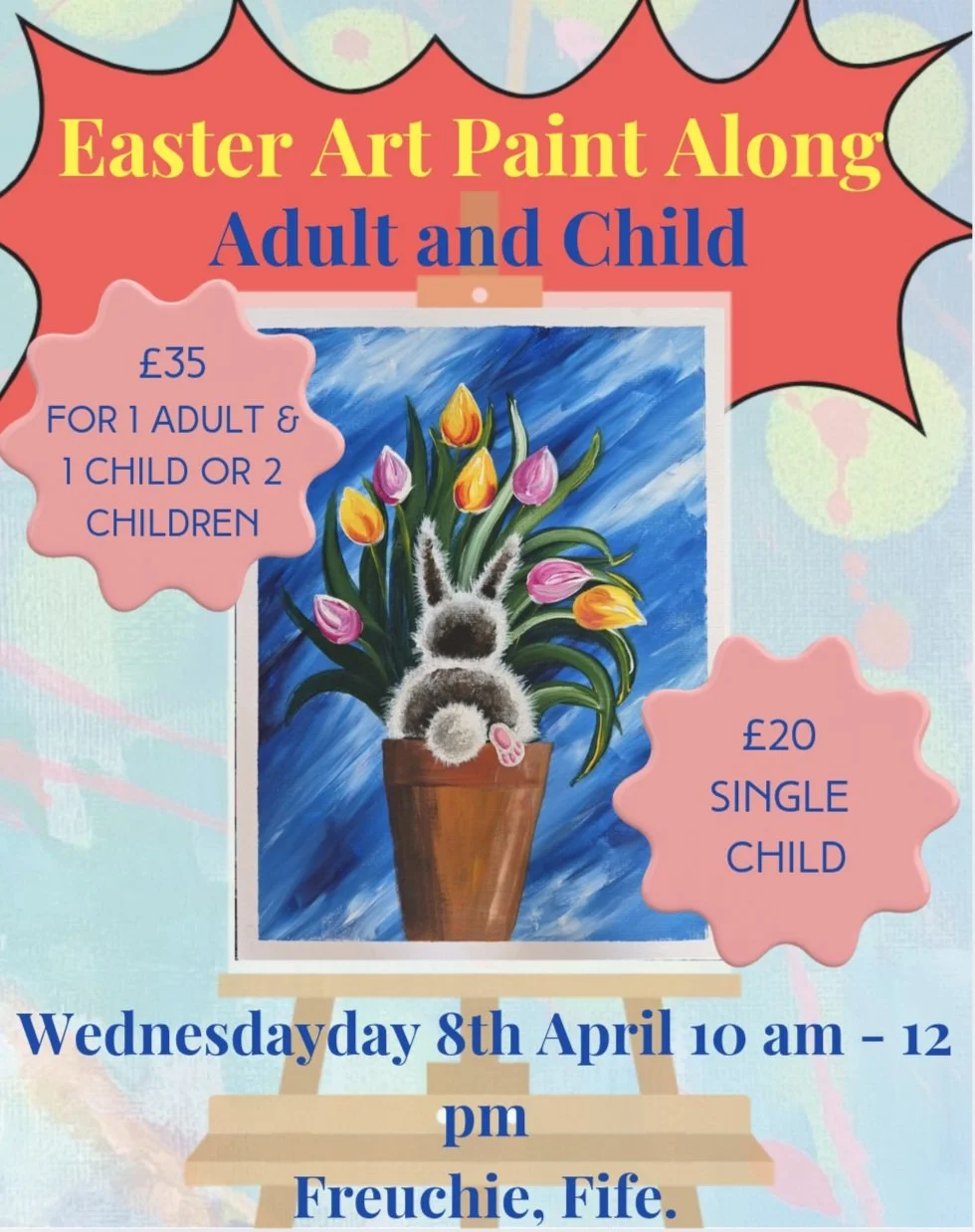 Easter Paint Along, Family Friendly - Adults and Children