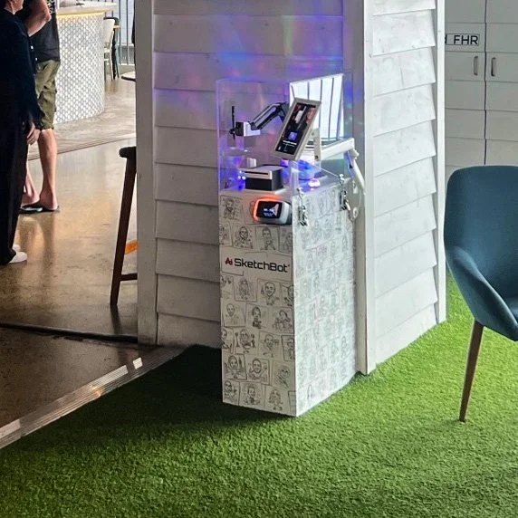 Kingpin's SketchBot kiosk
