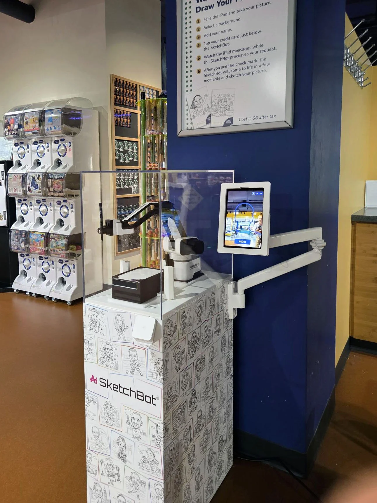 The SketchBot in the Children's Museum