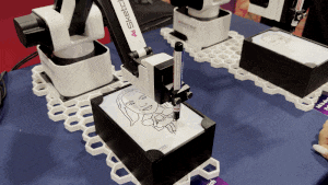 Guest easily grabbing a sketch from the SketchBot platform