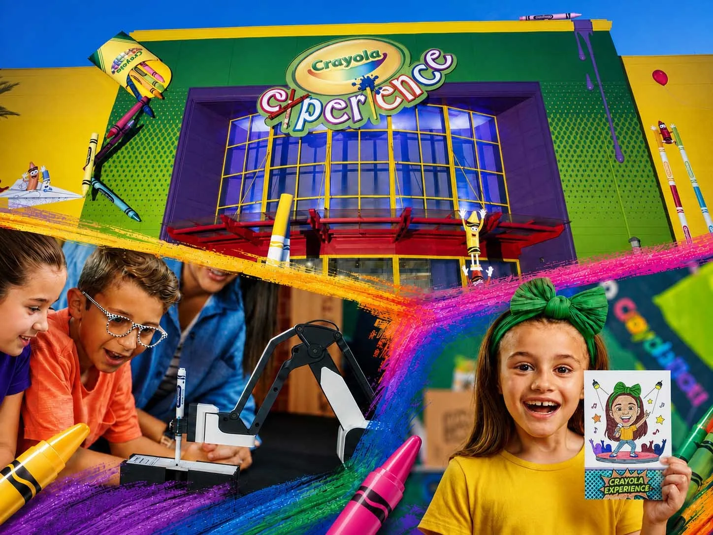 Ai SketchBots at the Crayola Experience