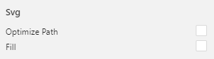 SVG options in Rotrics Studio