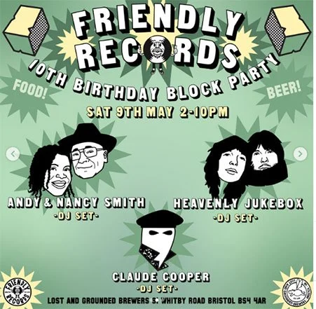 Friendly Records 10th Birthday Block Party, Bristol