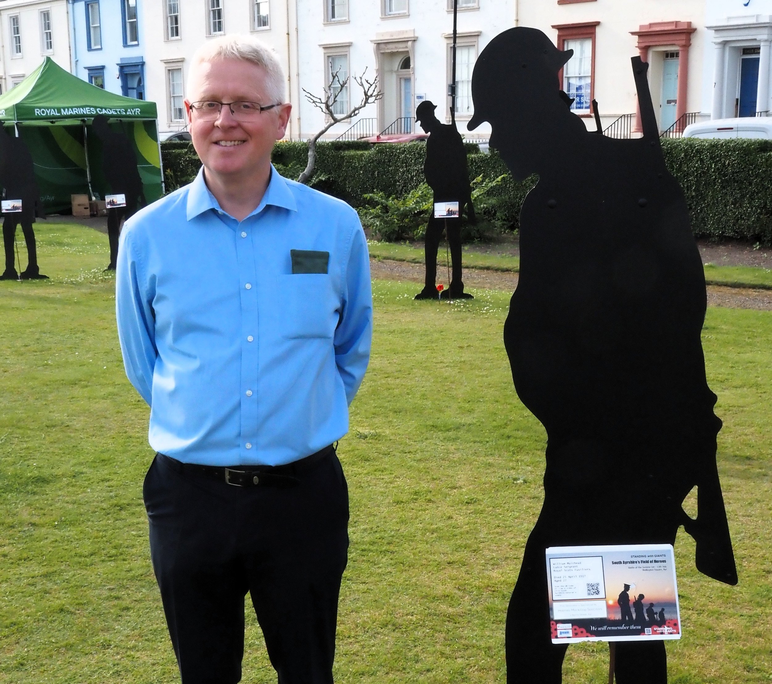 South Ayrshire Field of Heroes Opened with Moving Tribute at Wellington Square, Ayr