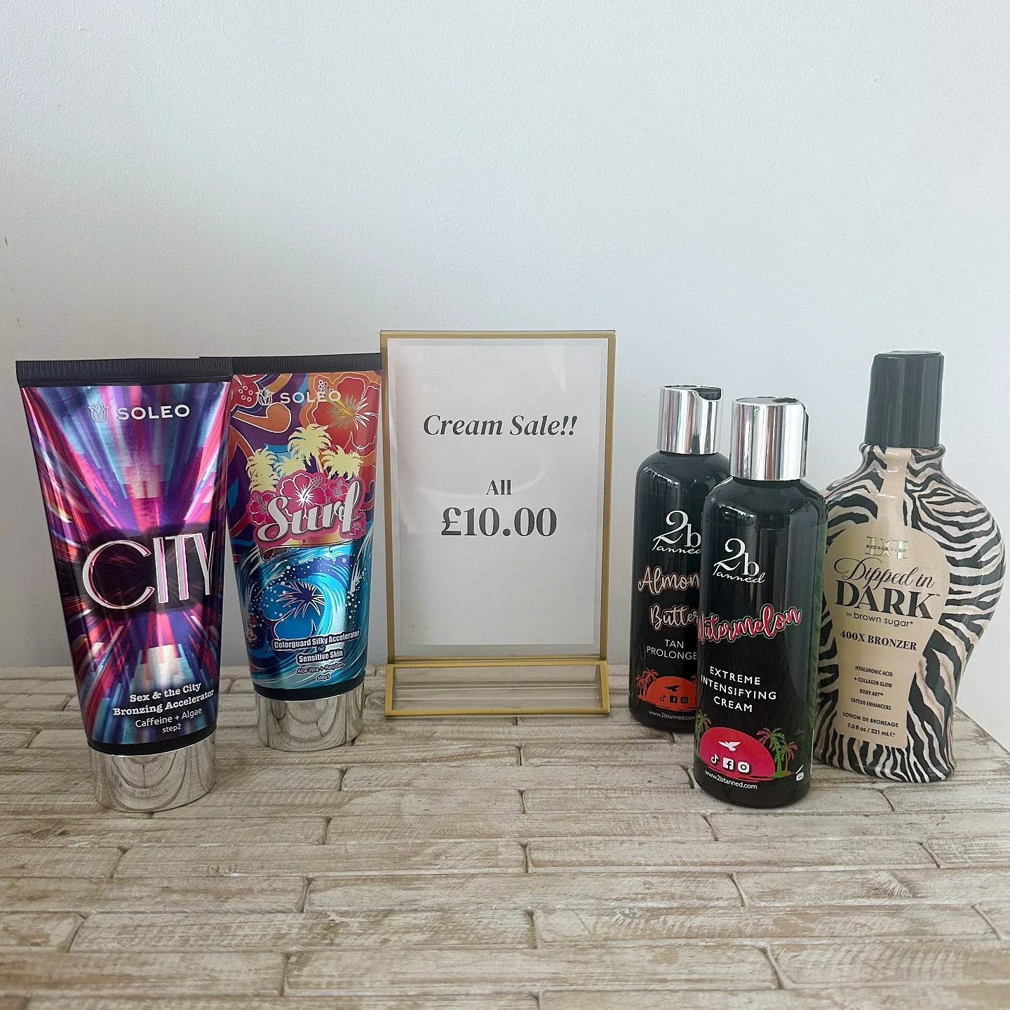 We have a variety of creams available at &pound;10.00 each! 

These will be available on the counter until they all sell ✨

#glowbyeve