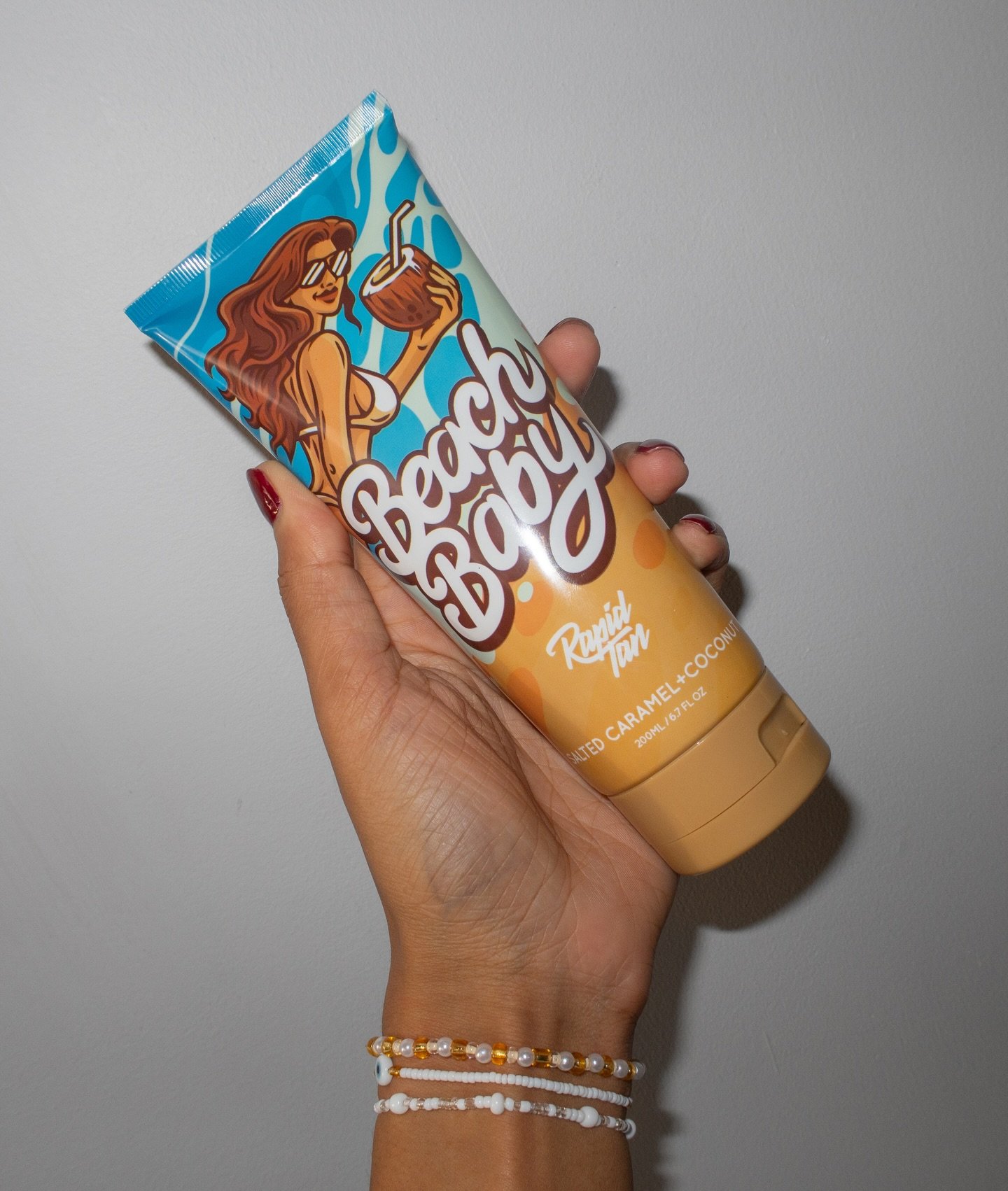 BEACH BABY 🏝️☀️🥥
RRP - &pound;19

Beach Baby is the ultimate solution for achieving a deep, golden tan while keeping your skin nourished, hydrated, and glowing. 

Scent- Salted Caramel &amp; Coconut 🥥

#glowbyeve