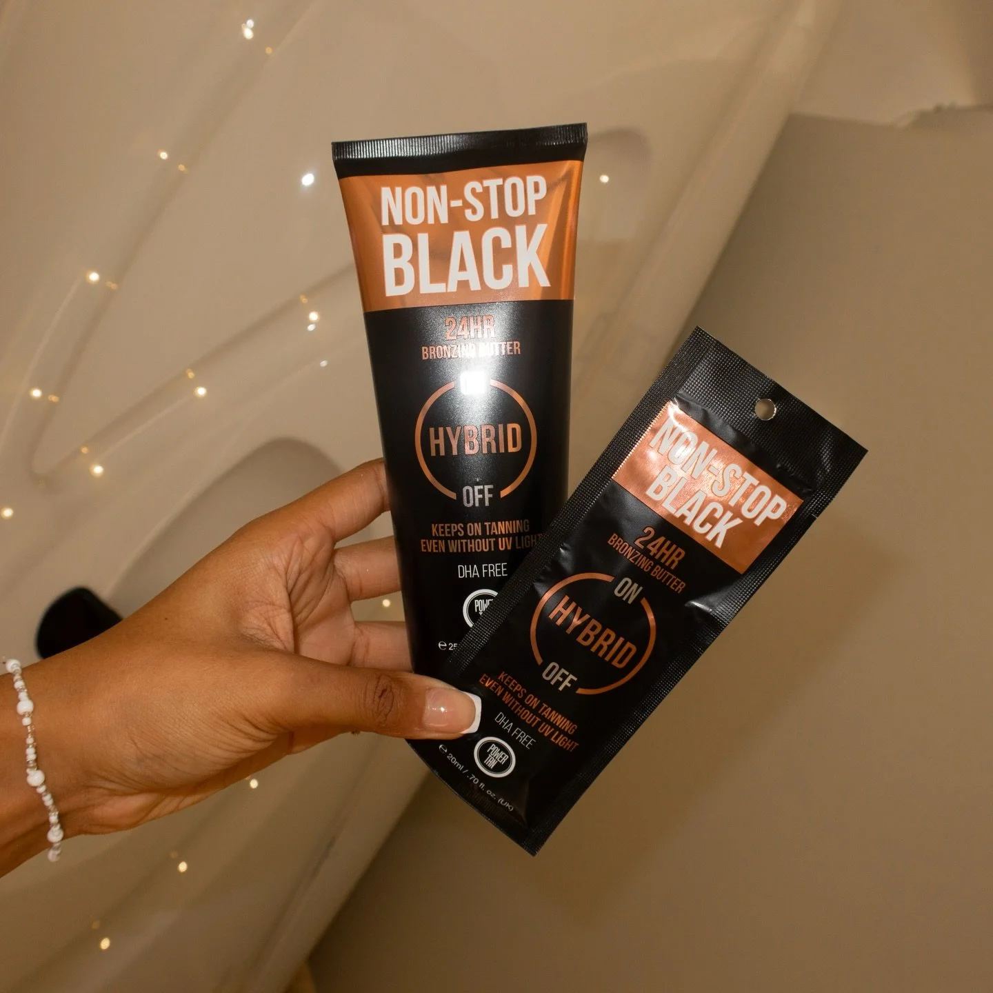 Non Stop Black Bronzer is finally back! 🤍✨

Also for the rest of March, Non Stop Black bottles are reduced to &pound;15.00! So make sure to grab one before they go back up 🤍

#glowbyeve #nonstopblack