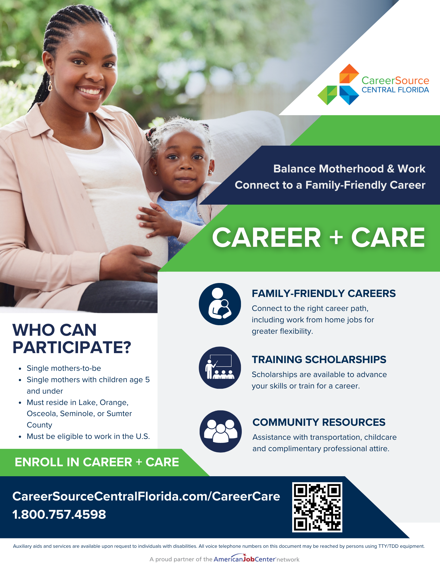 CareerSource Career Care Program Flyer
