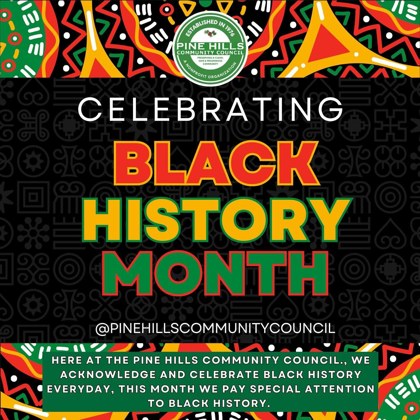 🙌🏾 Proud to acknowledge #BlackHistoryMonth and #BlackHistoryEveryday with the Pine Hills Community Council, Inc. Let&rsquo;s celebrate and honor the rich contributions and achievements of Black People and the diaspora together! ✊🏾 #CommunityPride 