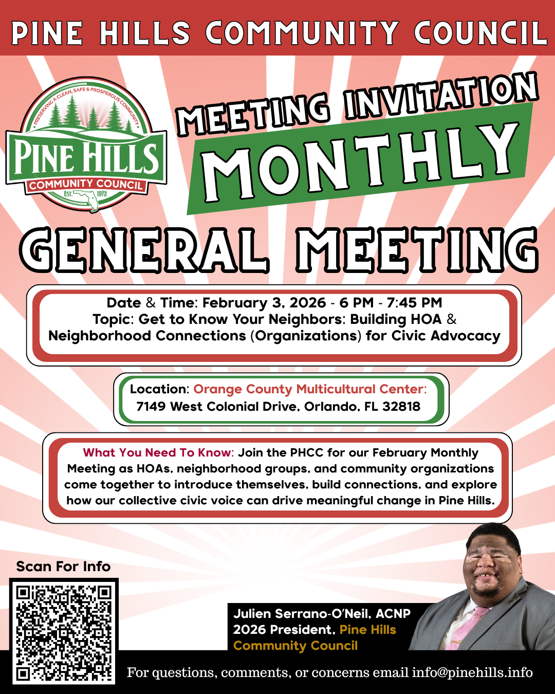 PHCC February 2026 Meeting