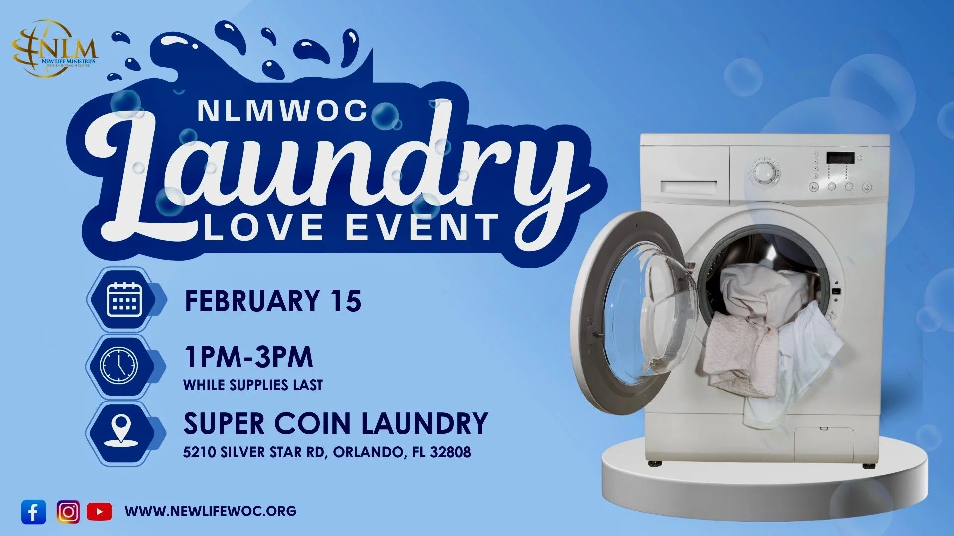 NLMWOC Laundry Love Event