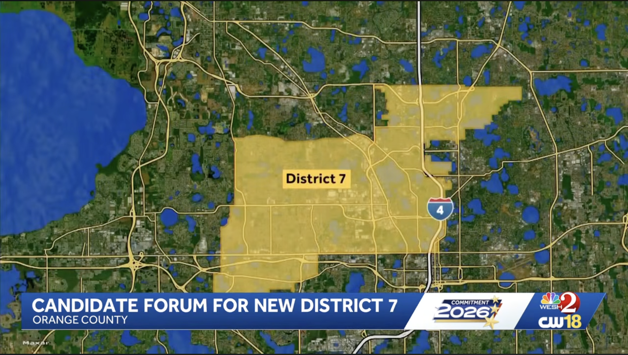 Orange County residents meet candidates for District 7 seat
